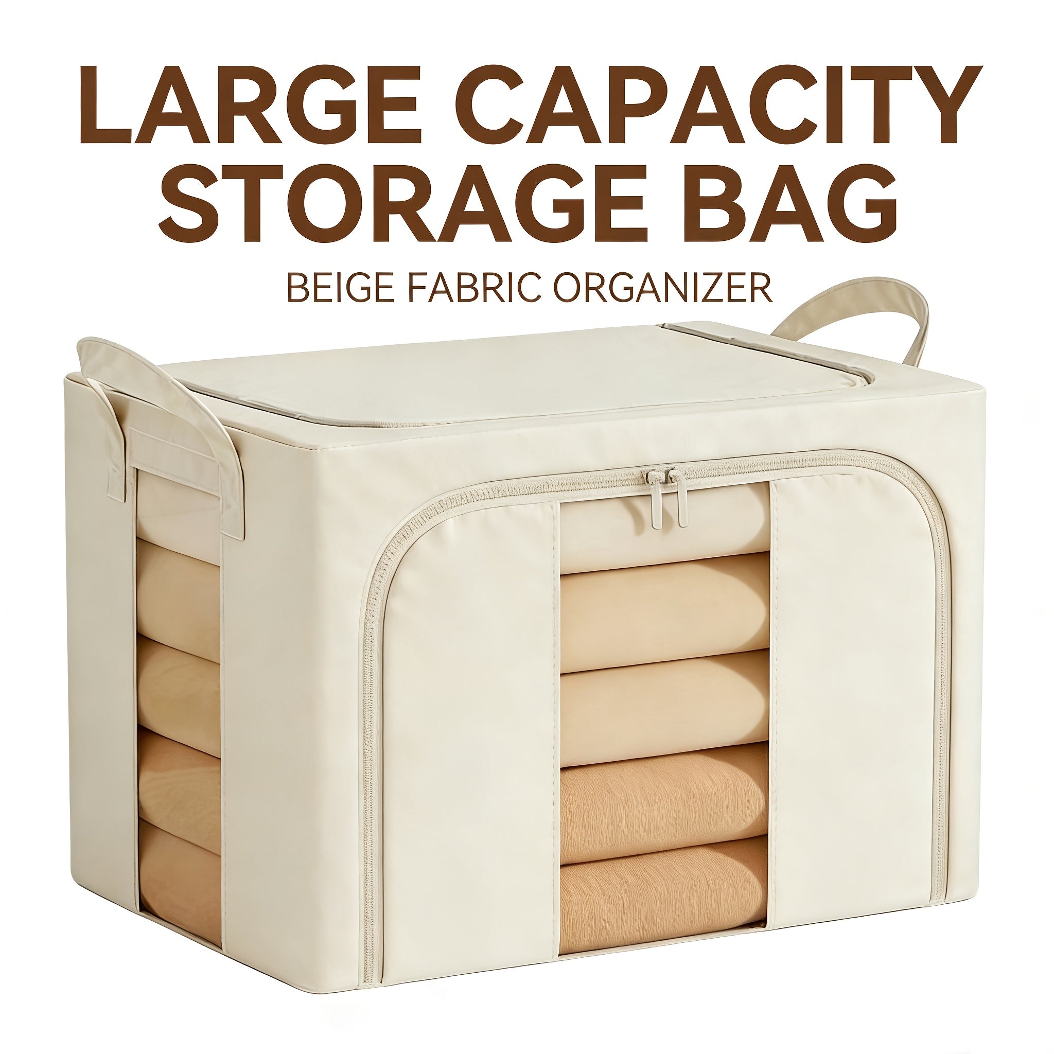 2pcs Thickened Large Capacity Dustproof & Moistureproof Under-Bed Storage Boxes for Home Use, Space-Saving Flattened Storage Organizers for Bed Base Tidying