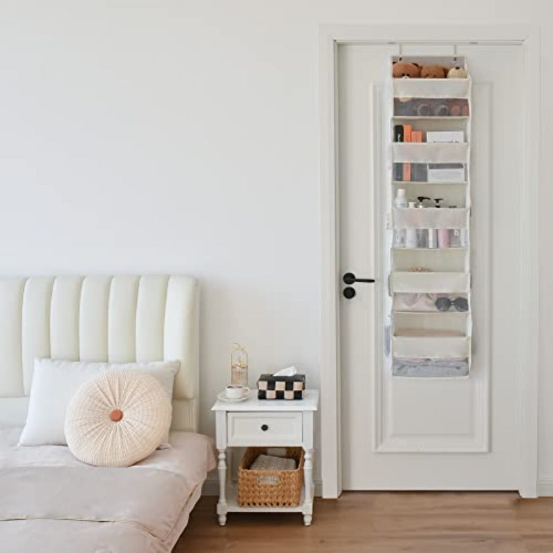 omcriBundle of 1-Pack Behind Door Storage and 1-Pack Hanging Storgae Organizer for Closet