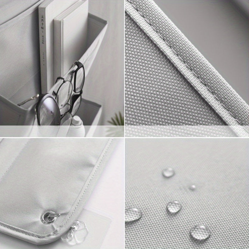 4pcs Hanging Storage Bags, Wall-Mounted, Door Back, Closet, Bedside Multi-Functional Hanging Organizers for Convenient Storage. Multi-Layer Fabric Storage Bags for Bedroom, Living Room, Bathroom, Vanity. Organize Toys, Cosmetics, Socks, and Sundries.