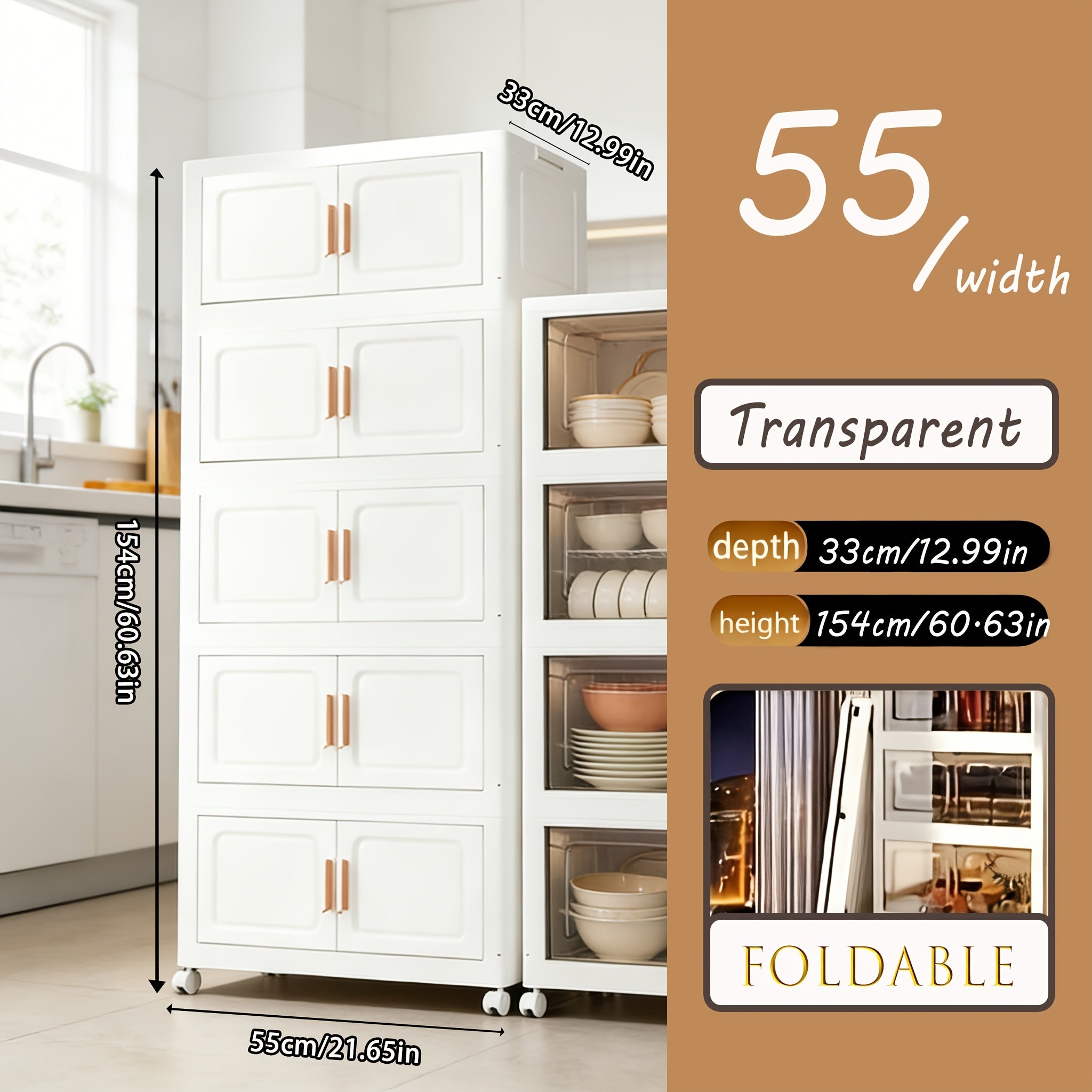 4\u002F5-layer Plastic Storage Box, Extra-large Multifunctional Storage Box With A Flip Lid, For Tool Storage And Organization, Foldable Storage Box, Multi-purpose, Suitable For Crafts, Home, Pantry, Courtyard, Warehouse, Box, Cabinet