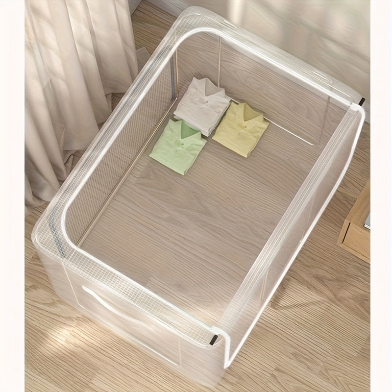 Storage Box for Clothing, Fabric Garment Bag for Home Use, Folding Organizer for Wardrobes, Storage Bin for Dormitory Cabinets, Essential Container for Storage, Under-Bed Storage